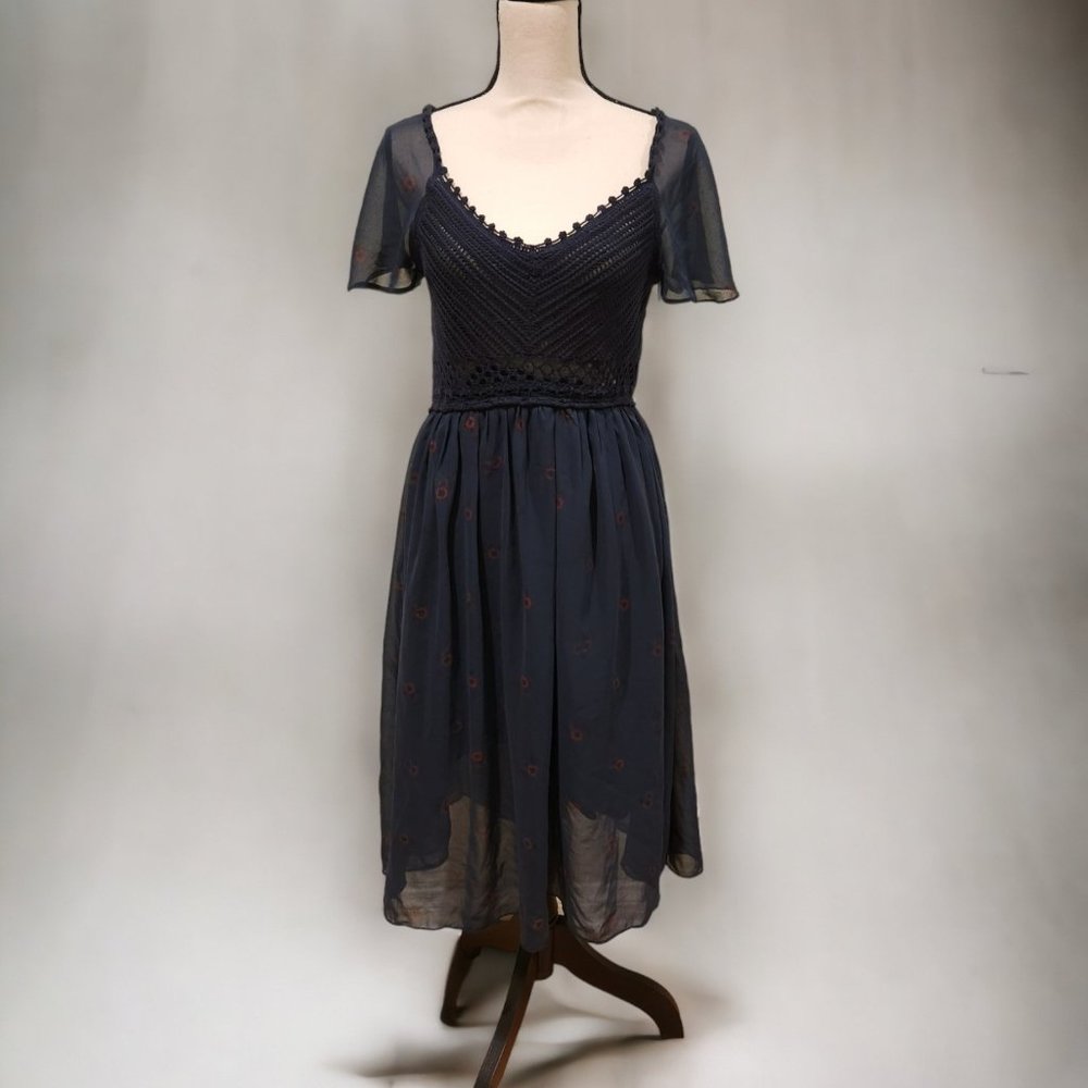 RARE Free people crochet dress